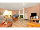 Cozy living room featuring a fireplace and ample seating for entertaining at 713 Saint Catherines Dr, Wake Forest, NC 27587