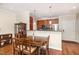 Dining area adjacent to the kitchen, perfect for Gathering meals and entertaining at 7250 Nc 751 Highway, #1205, Durham, NC 27707