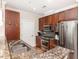 Modern kitchen featuring stainless steel appliances and granite countertops at 7250 Nc 751 Highway, #1205, Durham, NC 27707