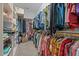 Spacious walk-in closet with multiple racks and storage space for an extensive wardrobe at 8116 Mosby Way, Willow Springs, NC 27592