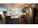 Modern kitchen with stainless steel appliances, granite countertops and easy access to the breakfast nook at 966 Airedale Trl, Garner, NC 27529