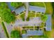 An aerial view of the community and surrounding neighborhood at 1002 Willow Drive # 63, Chapel Hill, NC 27514