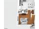 First floor floorplan provides a layout of the home including the living room, dining room, kitchen and bathroom at 1002 Willow Drive # 63, Chapel Hill, NC 27514