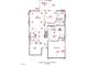 Cotswold E Model first floor plan showing layout of kitchen, bedrooms, and garage at 1079 Fairhaven Dr # 50, Mebane, NC 27302