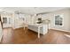 Bright and spacious kitchen featuring a large island and seamlessly connected to other rooms in the house at 1079 Fairhaven Dr # 50, Mebane, NC 27302