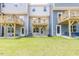 Backyard view showcasing decks, patios, and green space for outdoor enjoyment at 1359 Chowan Ave, Durham, NC 27713