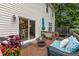 Outdoor deck with seating and decor, perfect for relaxation and enjoying the backyard view at 136 Garden Retreat Dr, Garner, NC 27529