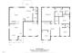 Detailed floor plan showcasing the layout of the two-story home and room dimensions at 136 Garden Retreat Dr, Garner, NC 27529