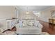 Spacious living area offering a blend of comfort and style with hardwood floors and neutral tones at 136 Garden Retreat Dr, Garner, NC 27529
