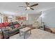 Spacious living room with an open layout, hardwood floors, and plenty of natural light at 136 Garden Retreat Dr, Garner, NC 27529
