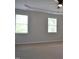 Bedroom features two large windows, a ceiling fan, and tray ceiling at 136 Wedgewood Ct, Sanford, NC 27332