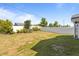 Large backyard with privacy fence at 1414 Arena Ln, Fuquay Varina, NC 27526