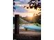 Relaxing hammock with sunset views, perfect for enjoying peaceful outdoor living at 152 Serene Xing, Fuquay Varina, NC 27526