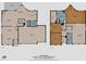 Combined floor plans for both floors of the house layout with detailed dimensions and room placements at 2228 Cedar Grove Dr, Durham, NC 27703