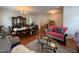 Relaxing living room with hardwood floors, comfortable seating, and stylish furnishings throughout at 2228 Cedar Grove Dr, Durham, NC 27703