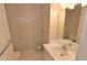 Cozy bathroom features a single sink vanity, toilet, and a neutral color scheme at 2708 Coleberry Trl, Rocky Mount, NC 27804