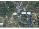A map displays the driving routes and estimated travel times from areas north and west of Raleigh to Lennar at the Maple at 3105 White Blossom Ct, Raleigh, NC 27610