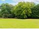 Lush green lawn and mature landscaping create a private and serene setting at 3901 Phlox Rd, Raleigh, NC 27616