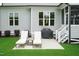 Outdoor living space featuring a patio with lounge chairs, a grill, and a screened porch at 4104 Green Chase Way, Apex, NC 27539