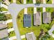 An aerial view showcases well-maintained homes with lush green lawns in a neatly planned neighborhood at 45 Glen Bend Ct, Spring Lake, NC 28390