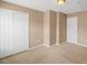 A comfortable bedroom offers a double door closet and neutral carpeting at 504 Gumview Cir, Fuquay Varina, NC 27526