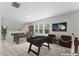 A spacious game room with a pool table, foosball table, and comfortable seating at 515 Historic Dr, Hillsborough, NC 27278