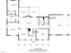 Detailed first floor plan showcasing the layout of the main living spaces of the home at 541 Mallie Pearce Rd, Zebulon, NC 27597
