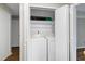 Laundry closet with washer and dryer connections at 606 Oak Tree Dr, Chapel Hill, NC 27517