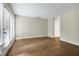 Bright and airy living area with wood laminate flooring at 606 Oak Tree Dr, Chapel Hill, NC 27517