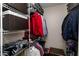 Walk-in closet with shelving and hanging storage at 627 New Road, Raleigh, NC 27608