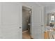 Easy access to the powder room from the living area at 7856 Spungold St, Raleigh, NC 27617