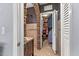 Well organized walk-in closet with shelving, drawers, and clothing racks at 7856 Spungold St, Raleigh, NC 27617