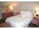 Inviting bedroom with colorful decor, hardwood floors, and comfortable furnishings at 80 Stoneridge Rd, Durham, NC 27705