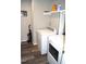 Laundry room equipped with a washer and dryer for convenient laundry tasks at 80 Stoneridge Rd, Durham, NC 27705