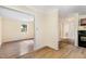 Open floor plan showcasing transitions from the kitchen to the living room, filled with light at 919 Chester St, Durham, NC 27701