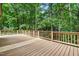 Large wooden deck offers stunning views, perfect for relaxation and entertainment at 101 Turnberry Ln, Cary, NC 27511