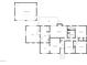 Detailed floor plan showcasing the layout of the detached garage and home at 112 Saddletree Rd, Oxford, NC 27565