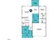 Detailed first-floor plan showcasing an open layout with a study, kitchen, dining area, and two-car garage at 180 Sprenger St, Garner, NC 27529
