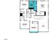 Upstairs floor plan featuring bedrooms, baths, laundry and loft at 188 Sprenger St, Garner, NC 27529