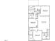 Second floor plan highlighting the layout of 3 bedrooms, 2 baths, and a spacious loft area at 272 Meadowbark Bnd # 41, Garner, NC 27529