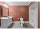 Full bathroom with a shower, sink, and vanity at 4053 Friendship Patterson Mill Road, Burlington, NC 27215