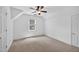 Bright bedroom with a ceiling fan and carpeted floor offers a serene and comfortable atmosphere at 4067 Williams Mill Rd, Burlington, NC 27215