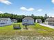 Extensive backyard space with recreational equipment, ideal for outdoor activities and Gathering gatherings at 414 Fallingbrook Dr, Kenly, NC 27542