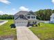 Charming two-story home featuring a two-car garage, a well-manicured lawn, and a classic architectural style at 414 Fallingbrook Dr, Kenly, NC 27542