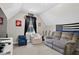 Living room with comfortable seating, decor, and natural light for a cozy gathering space at 414 Fallingbrook Dr, Kenly, NC 27542