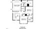 Cabernet second floor plan, displaying the layout of the Owner's Suite, bedrooms, and bathrooms at 503 Hipwood Dr, Zebulon, NC 27597