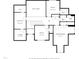 Detailed floorplan of the upper level showing the layout of the bedrooms, storage, and bathrooms at 512 Belmont Cir, Wake Forest, NC 27587