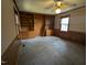 Comfortable bedroom with carpet, natural light, and built-in shelving at 520 Charlotte Ave, Rocky Mount, NC 27804