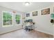 This well-lit room features bright natural light and plush carpet flooring creating a comfortable and inviting space at 6102 Burning Tree Cir, Sanford, NC 27332