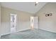 Spacious bedroom with ensuite bathroom access and neutral-toned walls at 7132 Deer Brook St, Willow Springs, NC 27592